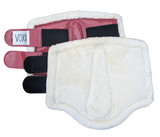 Coral Patent Brushing Boots with fleece lining