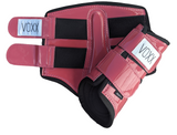 Coral Patent Brushing Boots with neoprene lining