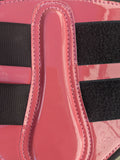 Coral Patent Brushing Boots with neoprene lining