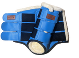 Blue Brushing Boots with fleece lining